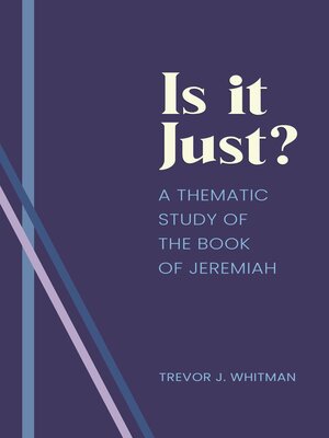 cover image of Is it just?